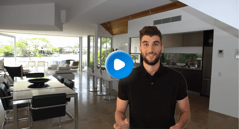 AI avatar kitchen background