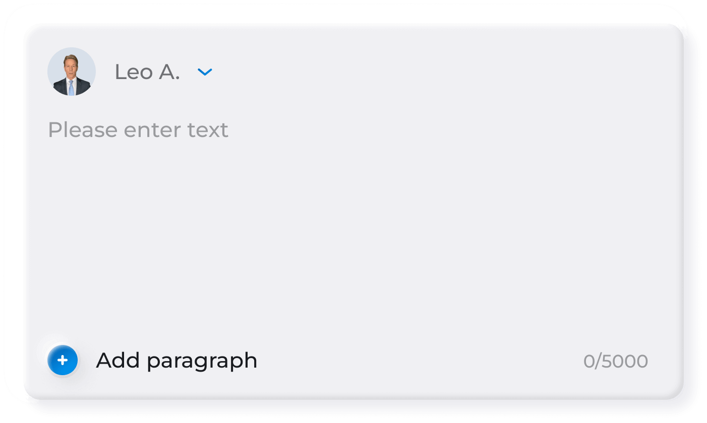 AI video generator text editor