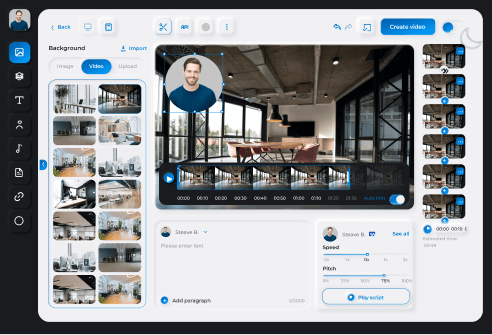 how the video editor works